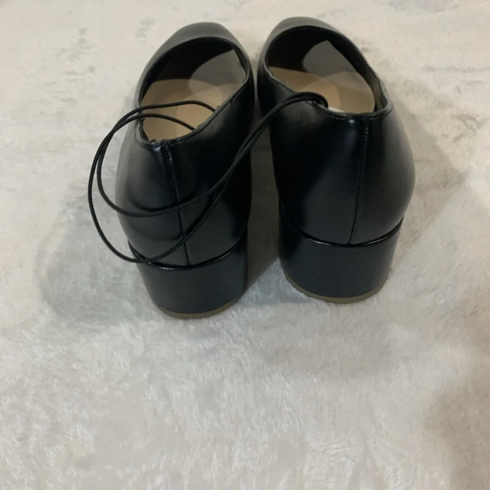 NWT Liz Claiborne Black Memory Foam Pumps Block Heels Dress Shoes Women's Size 8